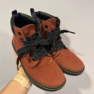 doc martens Maelly cherry‎ canvas sneakers